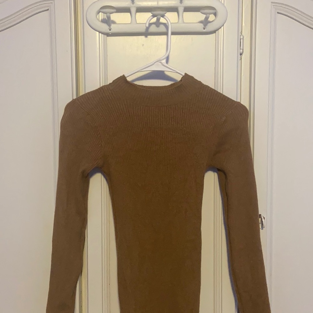 Brown stretchy dress